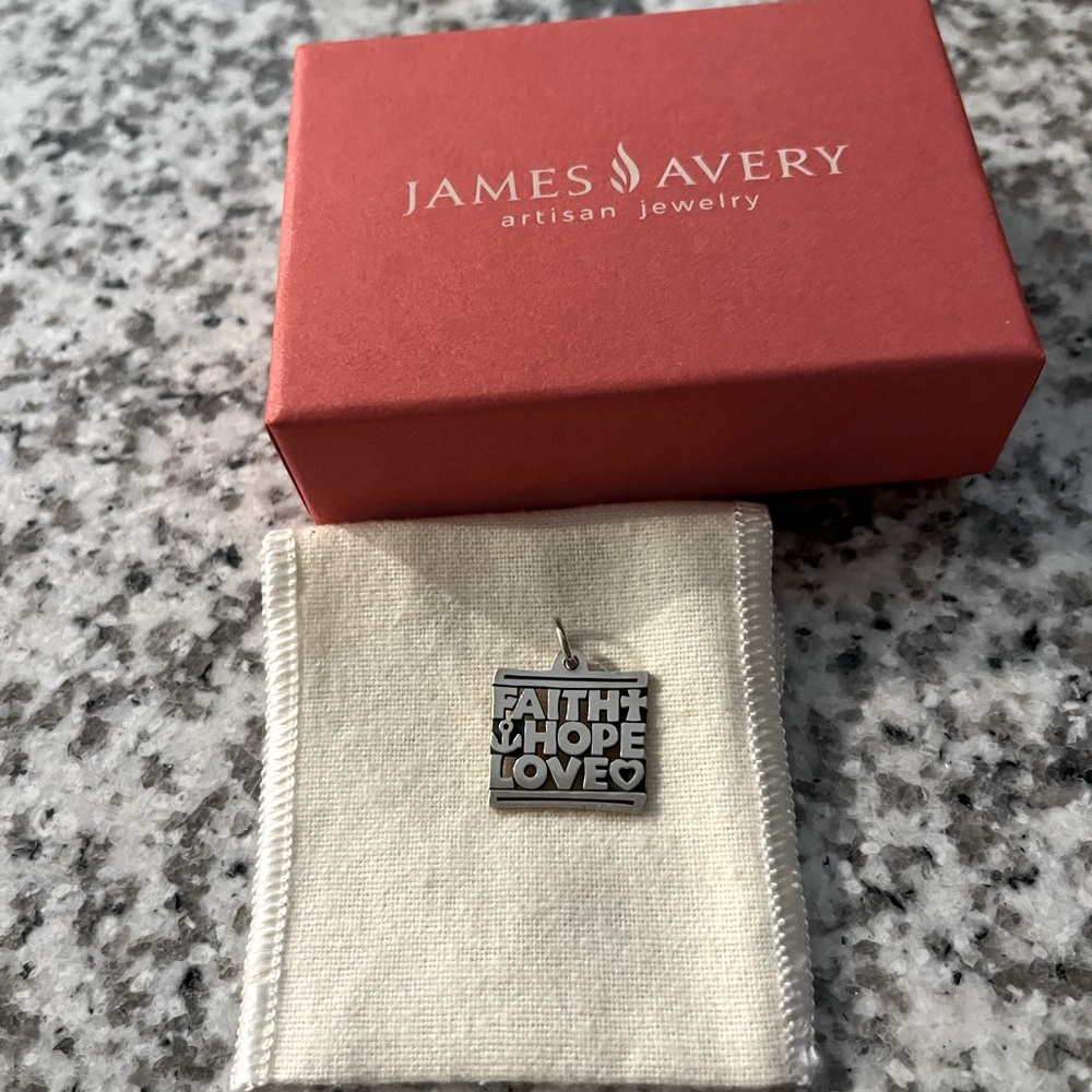 James Avery Charm. Faith ✝️ ⚓️ Hope Love ❤️
